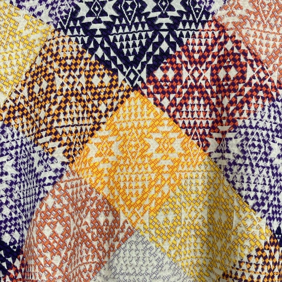 LuLaRoe Geometric Plaid Swing Dress - Picture 4 of 9